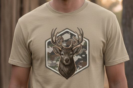 Camo Deer Head