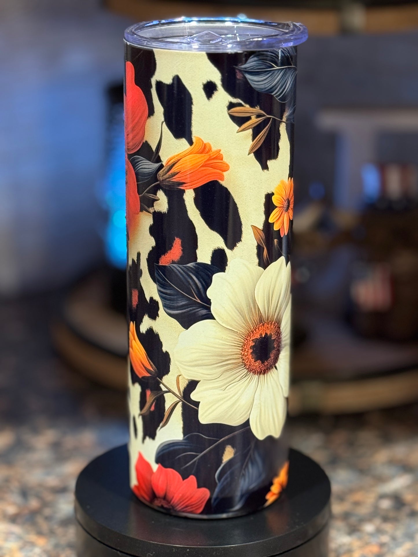 20oz Stainless Steel Flowers