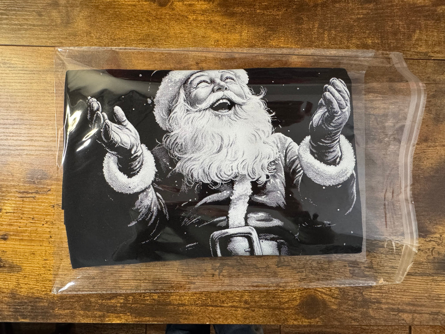 Halftone Santa