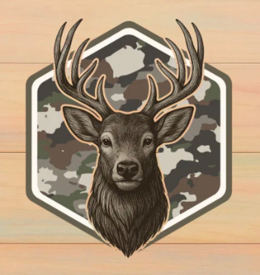 Camo Deer Head