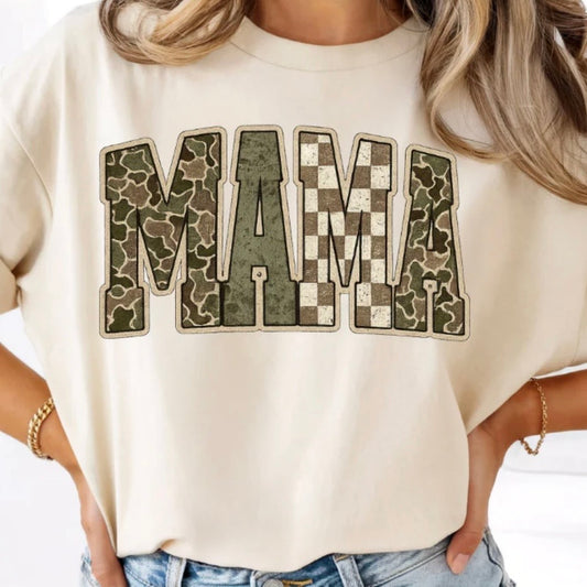 Camo/ Checkered MAMA
