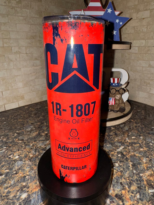20oz Cat Red