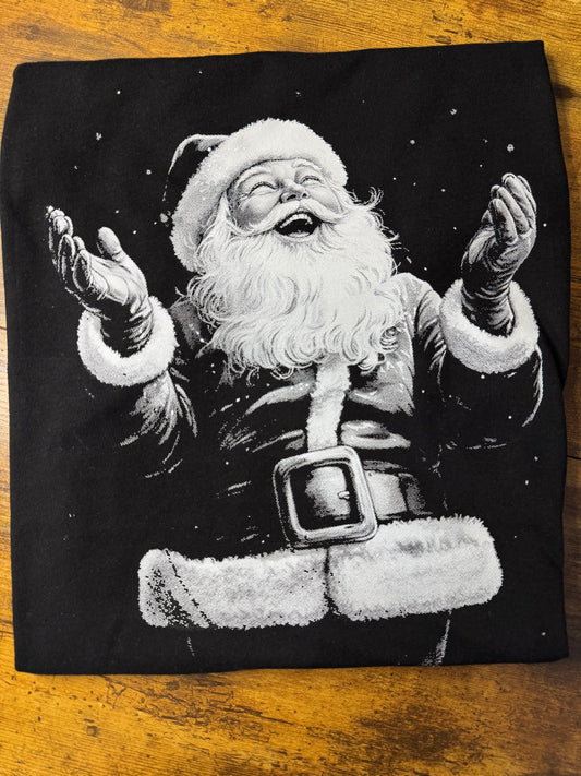Halftone Santa