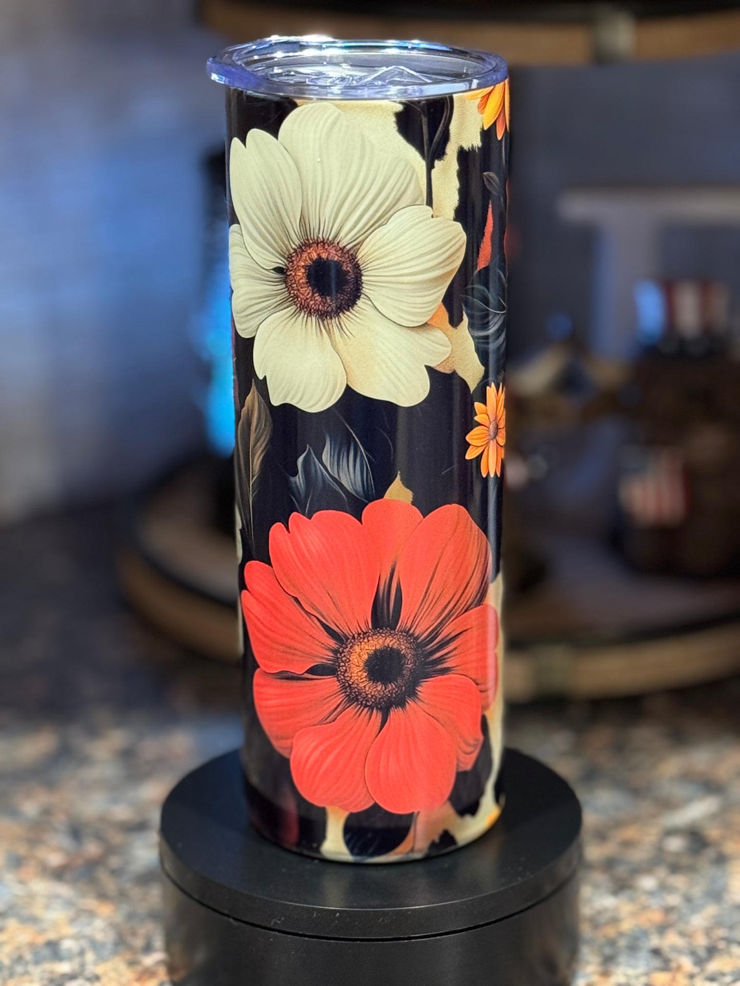 20oz Stainless Steel Flowers