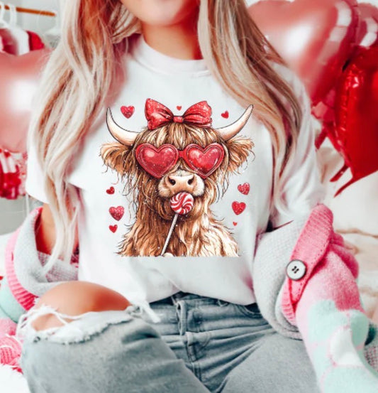 Valentine Highland Cow
