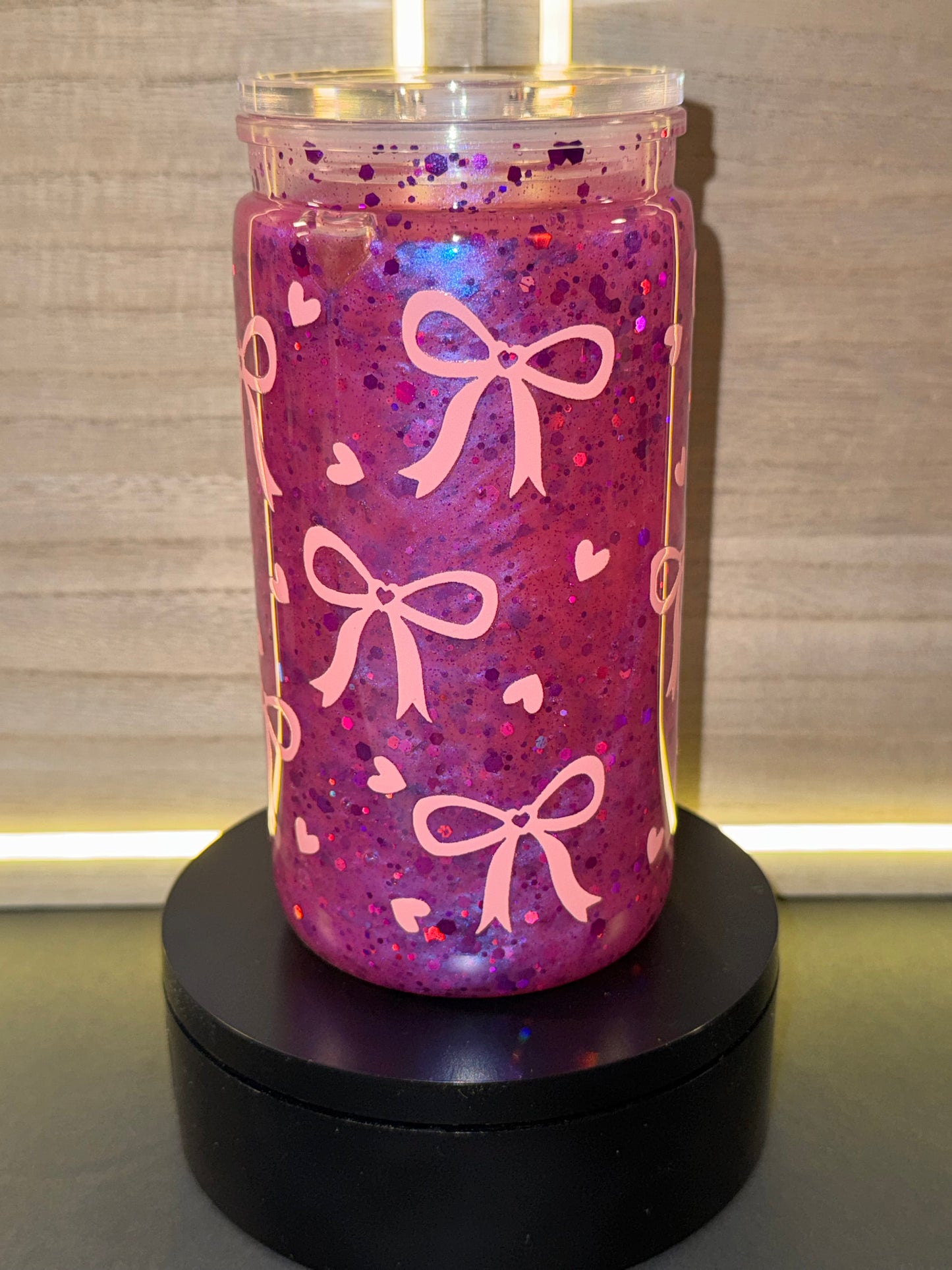 16oz Pink Bows