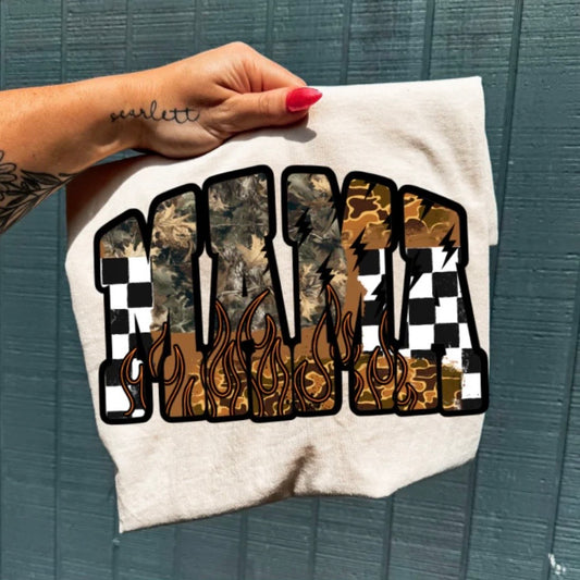 Checkered Camo MAMA