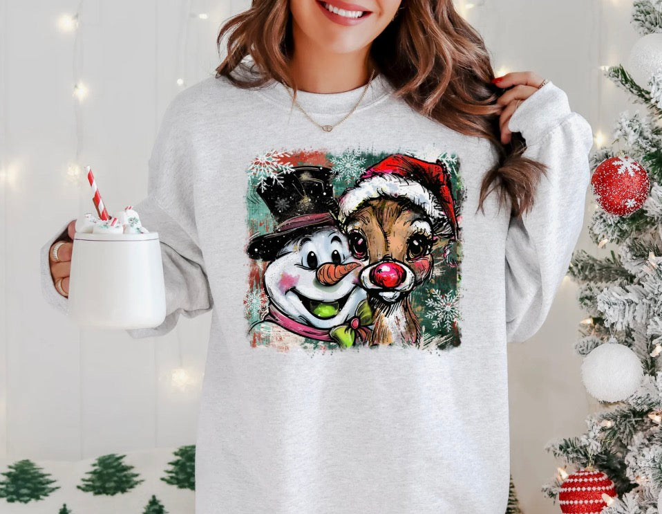 Snowman & Reindeer