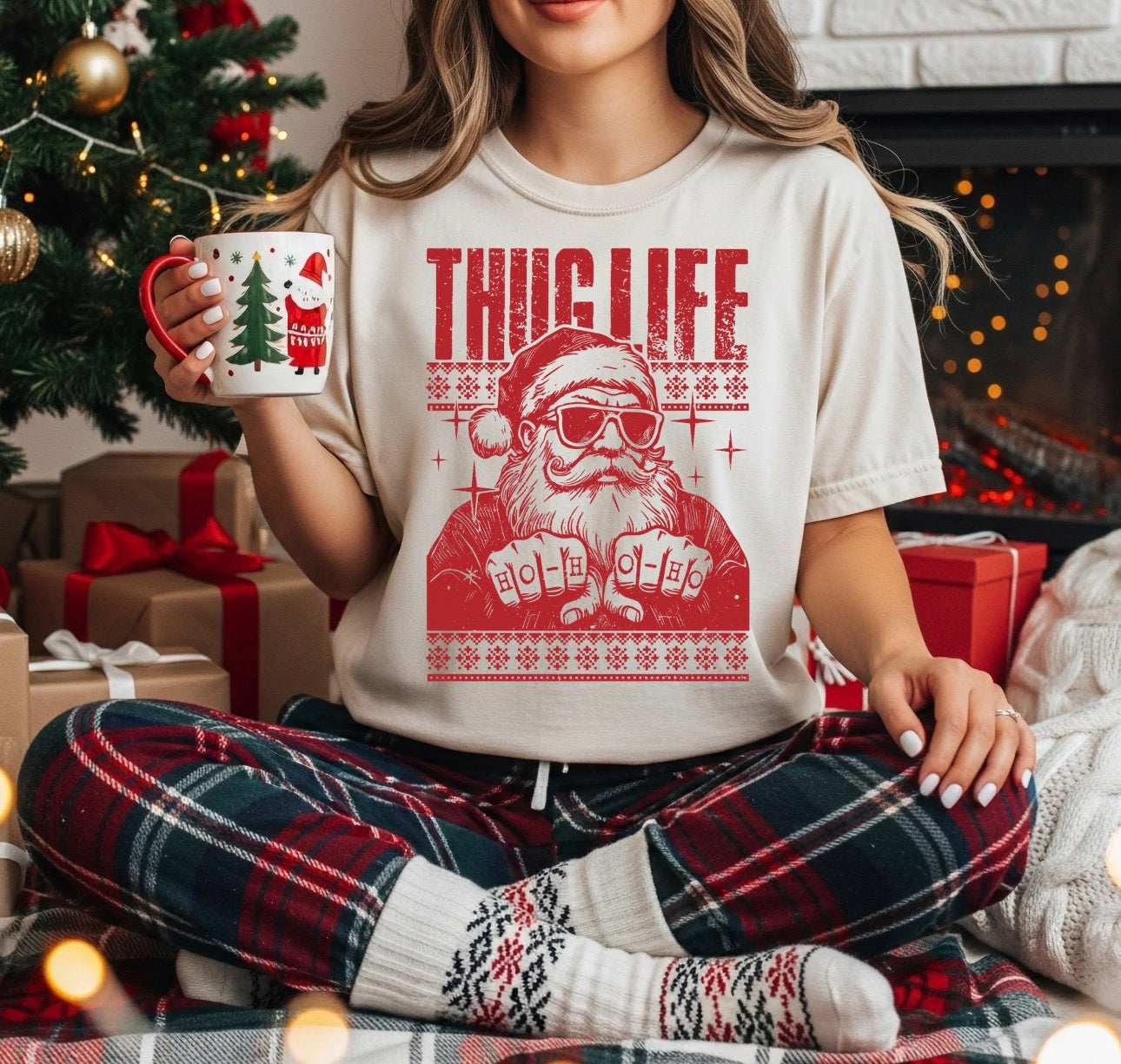 Thug Life Santa